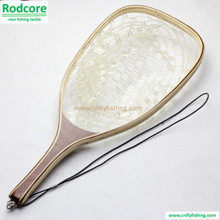 landing net with clear rubbert netting